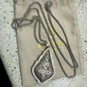 Long filigree Kendra Scott necklace